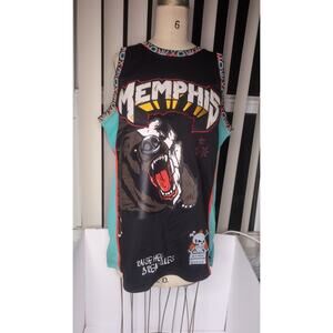 Brand X Memphis Morant #12 Sleeveless Jersey Tank Top – Graphic Bear – Size M